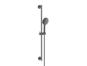 Douchestang Set Rain Gunmetal glijstang 75cm met handdouche en Doucheslang - 29.3887