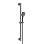 Wiesbaden Douchestang Set Rain Gunmetal glijstang 75cm met handdouche en Doucheslang - 29.3887