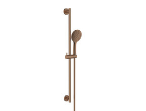 Douchestang Set Rain Geborsteld Brons koper glijstang 75cm met handdouche en Doucheslang - 29.3888