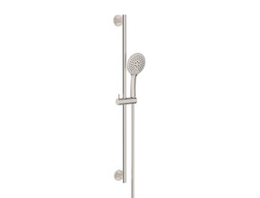 Douchestang Set Rain Geborsteld Staal glijstang 75cm met handdouche en Doucheslang - 29.3885
