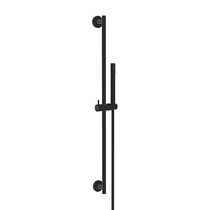 Douchestang Set Rain Mat Zwart glijstang 75cm met staaf handdouche en Doucheslang - 29.3893