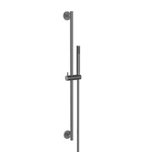 Douchestang Set Rain Gunmetal glijstang 75cm met staaf handdouche en Doucheslang - 29.3896