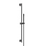 Wiesbaden Douchestang Set Rain Gunmetal glijstang 75cm met staaf handdouche en Doucheslang - 29.3896