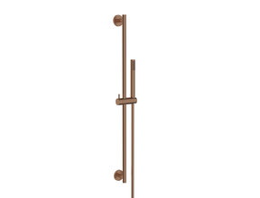 Douchestang Set Rain Geborsteld brons koper glijstang 75cm met staaf handdouche en Doucheslang - 29.3897