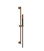 Douchestang Set Rain Geborsteld brons koper/Zwart glijstang 75cm met staaf handdouche en Doucheslang - 29.3857