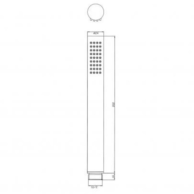 Douchestang Set Rain Gunmetal / Zwart glijstang 75cm met staaf handdouche en Doucheslang - 29.3856 Douchestang Set Rain Gunmetal / Zwart glijstang 75cm met staaf handdouche en Doucheslang - 29.3856