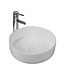 Opbouw Waskom Aloni Loop Rond Glans Wit - Keramsich 35x35x12cm