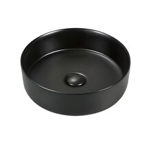 Opbouw Waskom Aloni Loop Rond Mat Zwart - Keramsich 35x35x12cm