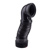 Wc Wand aansluitbocht Flexibel - 90° Aansluiting Conisch Ø90-110 - 66cm