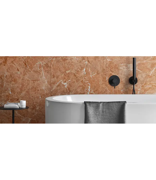 Vloertegel - Wandtegel 60x120  Marmerlook Zalm⎢Vitra MarmoMix R10A