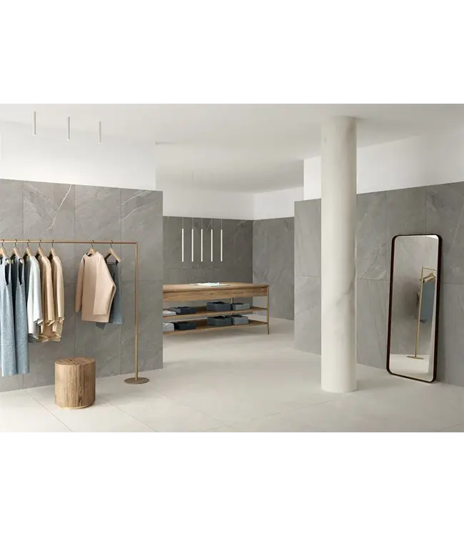 Vloertegel - Wandtegel Marmerlook 60x120 Grijs⎢Vitra Cardostone R10A