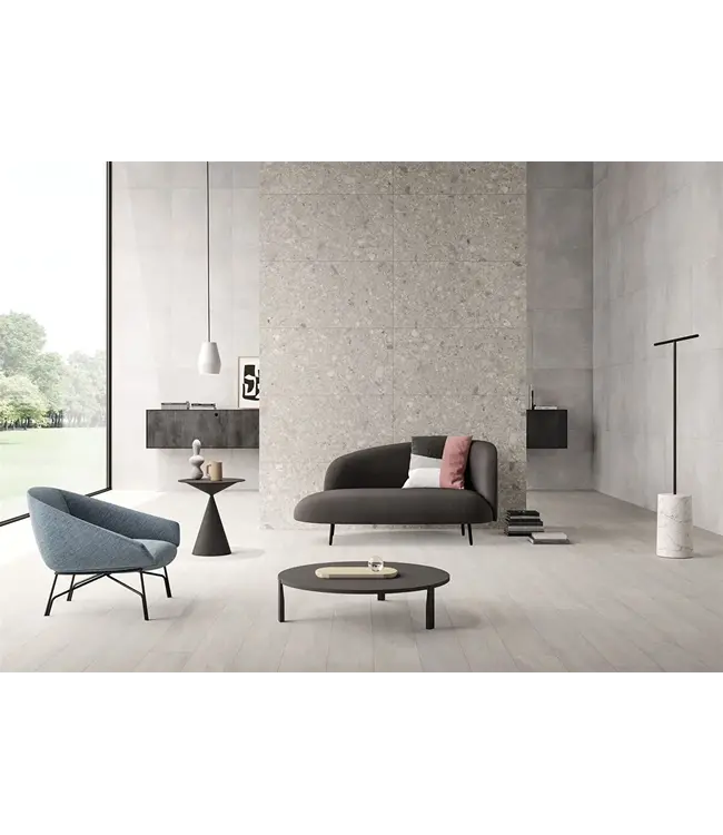 Vloertegel - Wandtegel 60x120 Natuursteenlook Licht Grijs⎢Vitra Ceppostone R9