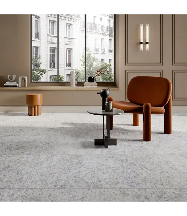 Vloertegel - Wandtegel 60x120 Marmerlook Licht Grijs⎢Vitra City Marble