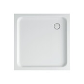 Douchebak Glossy 80x80x4cm Acryl Wit CreavitÂ Aloni Laag Vierkant