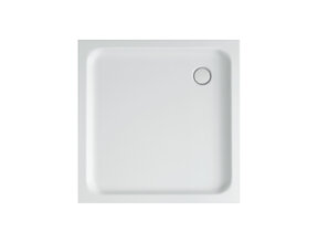 Douchebak Glossy 80x80x4cm Acryl Wit CreavitÂ Aloni Laag Vierkant