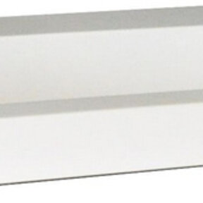 Ondiep Wastafel Wiesbaden Flag - 60x36x4 cm  - zonder kraangat  Kunstmarmer - 38.4025