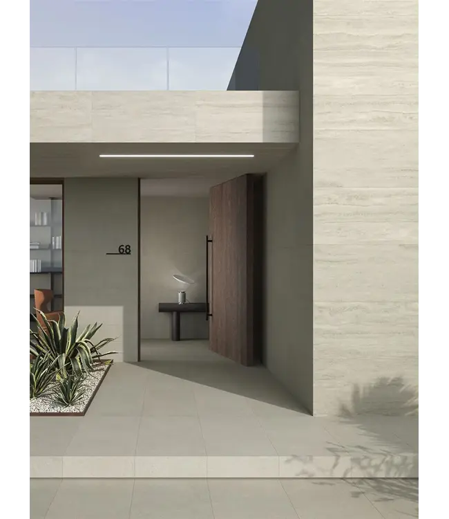 VITRA Vloertegel - Wandtegel 60x120 marmerlook Wit ⎢Vitra lightstone Terrecrude - R10A