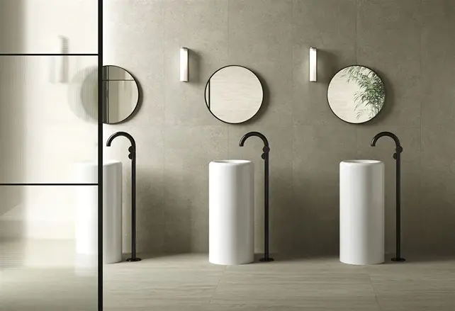 Vloertegel - Wandtegel 60x120 marmerlook Wit ⎢Vitra lightstone Terrecrude - R10A