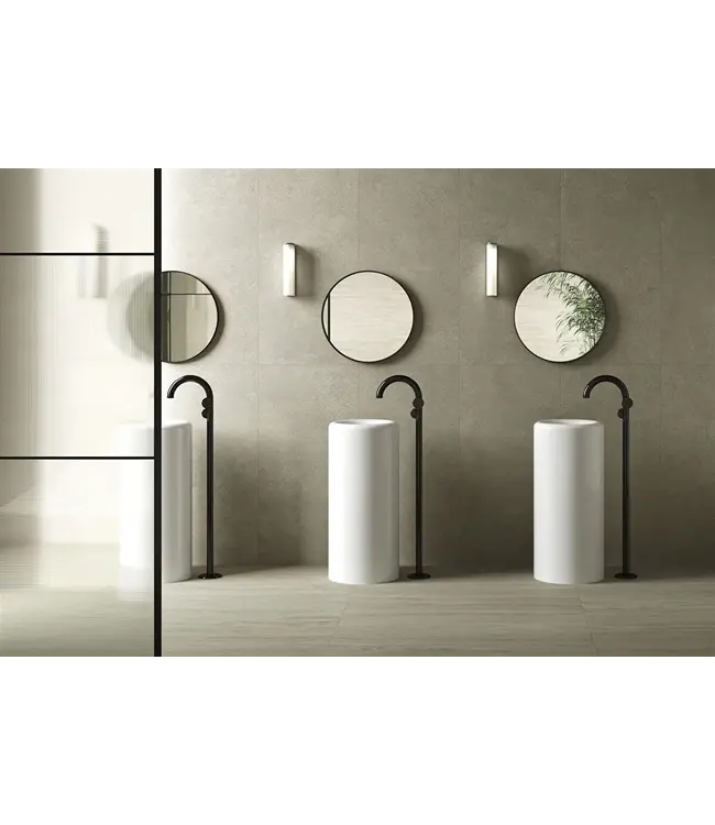 Vloertegel - Wandtegel 60x120 marmerlook Wit ⎢Vitra lightstone Fossile - R10A