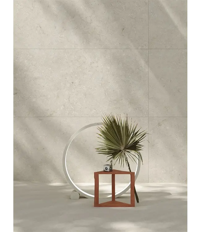 Vloertegel - Wandtegel 60x120 marmerlook Licht Crème⎢Vitra lightstone Fossile - R10A