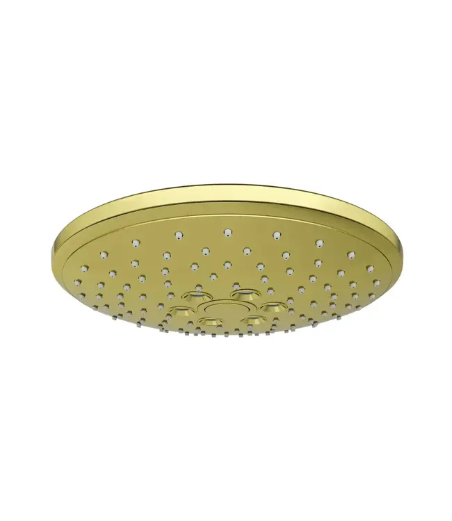 Doucheset opbouw Vitra AquaHeat Bliss Goud Compleet - Ø24cm Hoofddouche met standen