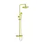 VITRA Doucheset opbouw Vitra AquaHeat Bliss Goud Compleet - Ø24cm Hoofddouche met standen