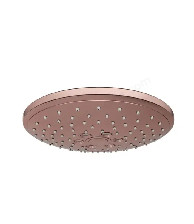 VITRA Doucheset opbouw Vitra AquaHeat Bliss Koper Rosé Compleet - Ø24cm Hoofddouche met standen