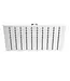 Doucheset opbouw Vitra AquaHeat Bliss-S Chroom Compleet - 24cm vierkante Hoofddouche