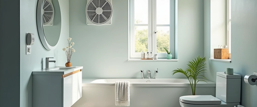 badkamer met luchtventilatie