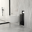 Wiesbaden Inbouw Wc borstel houder Rocko Gunmetal met Toiletrolhouder Wiesbaden Rocko - Betegelbaar - 33.2133