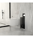 Inbouw Wc borstel houder Rocko Gunmetal met Toiletrolhouder Wiesbaden Rocko - Betegelbaar - 33.2133