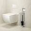Wiesbaden Inbouw Wc borstel houder Rocko Mat Wit met Toiletrolhouder Wiesbaden Rocko - Betegelbaar - 33.2132