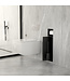 Inbouw Wc borstel houder Rocko Mat Zwart met Toiletrolhouder Wiesbaden Rocko - Betegelbaar - 33.2131