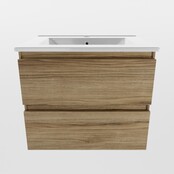 Mondiaz Badkamermeubel AIVY Chai 60cm met Wastafel wastafel glanzend wit keramiek 1 kraangat