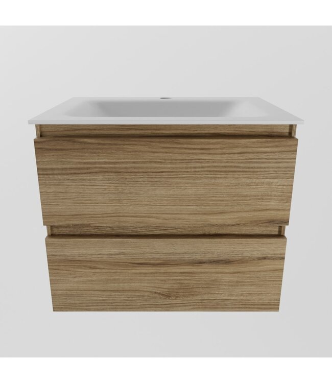 Mondiaz Badkamermeubel AIVY Chai Talc 60cm met Wastafel mat wit 1 kraangat