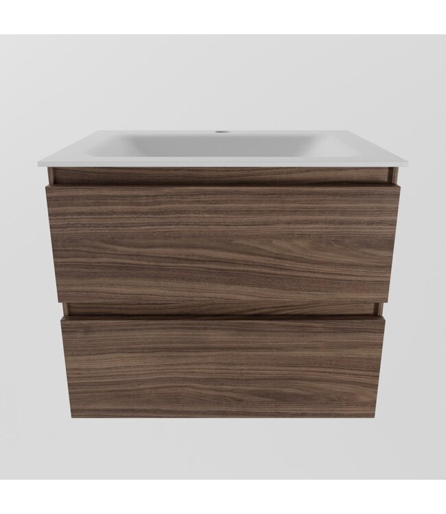 Mondiaz Badkamermeubel AIVY Chai Mocha 60cm met Wastafel mat wit 1 kraangat