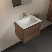 Mondiaz Badkamermeubel AIVY Chai Mocha 60cm met Wastafel mat wit 1 kraangat Mondiaz Badkamermeubel AIVY Chai Mocha 60cm met Wastafel mat wit 1 kraangat