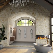 Mondiaz Badkamermeubel AIVY Chai Mocha 60cm met Wastafel mat wit zonder kraangat