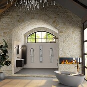 Mondiaz Badkamermeubel AIVY Mat Zwart 60cm met Wastafel Mat Wit zonder kraangat