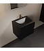Mondiaz Badkamermeubel AIVY Mat Zwart 60cm met Wastafel Mat Zwart met kraangat