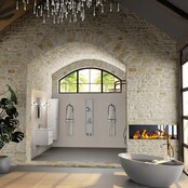 Mondiaz Badkamermeubel AIVY Talc Mat Wit 60cm met Wastafel wastafel glanzend wit 1 kraangat