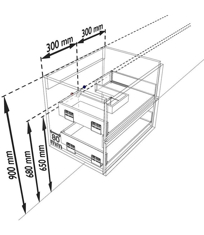 Mondiaz Badkamermeubel AIVY Talc Mat Wit 60cm met Wastafel Mat Wit 1 kraangat