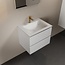 MONDIAZ Mondiaz Badkamermeubel AIVY Talc Mat Wit 60cm met Wastafel Mat Wit 1 kraangat