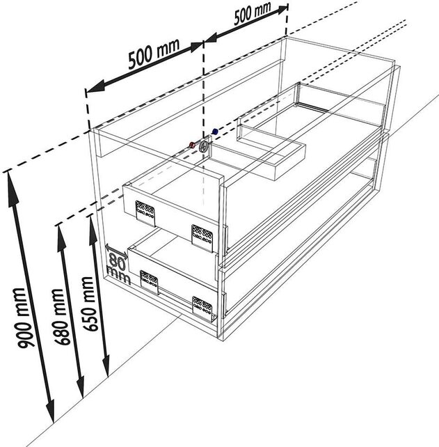 Mondiaz Badkamermeubel AIVY Mocha 100cm met Wastafel Wit met kraangat