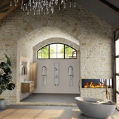 Mondiaz Badkamermeubel AIVY Chai 100cm met Wastafel Mat Wit met kraangat