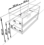 Mondiaz Badkamermeubel AIVY Chai 100cm met Wastafel Mat Zwart kraangat 0 Mondiaz Badkamermeubel AIVY Chai 100cm met Wastafel Mat Zwart kraangat 0