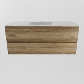 Mondiaz Badkamermeubel 120cm met wastafel midden AIVY Chai / Wit kraangat 1