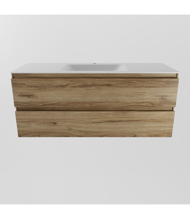 Mondiaz Badkamermeubel 120cm met wastafel midden AIVY Chai / Wit kraangat 1