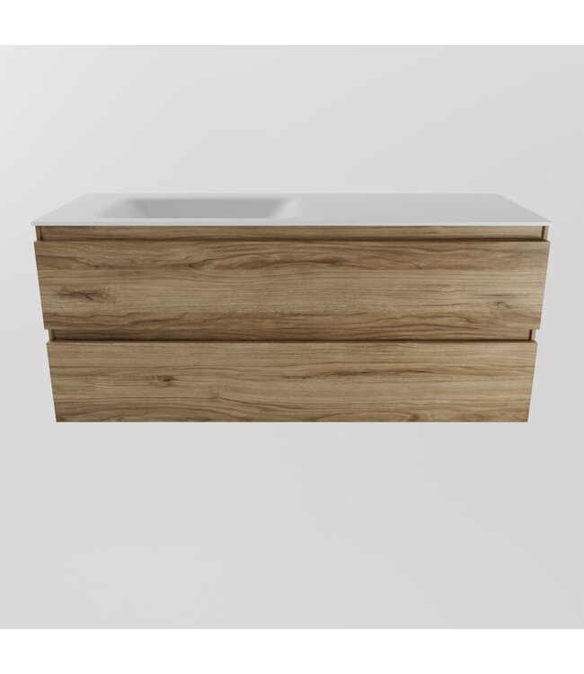 MONDIAZ Mondiaz Badkamermeubel 120cm met wastafel Links AIVY Chai / Wit kraangat 0