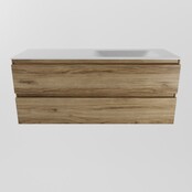 Mondiaz Badkamermeubel 120cm met wastafel Rechts AIVY Chai / Wit kraangat 0